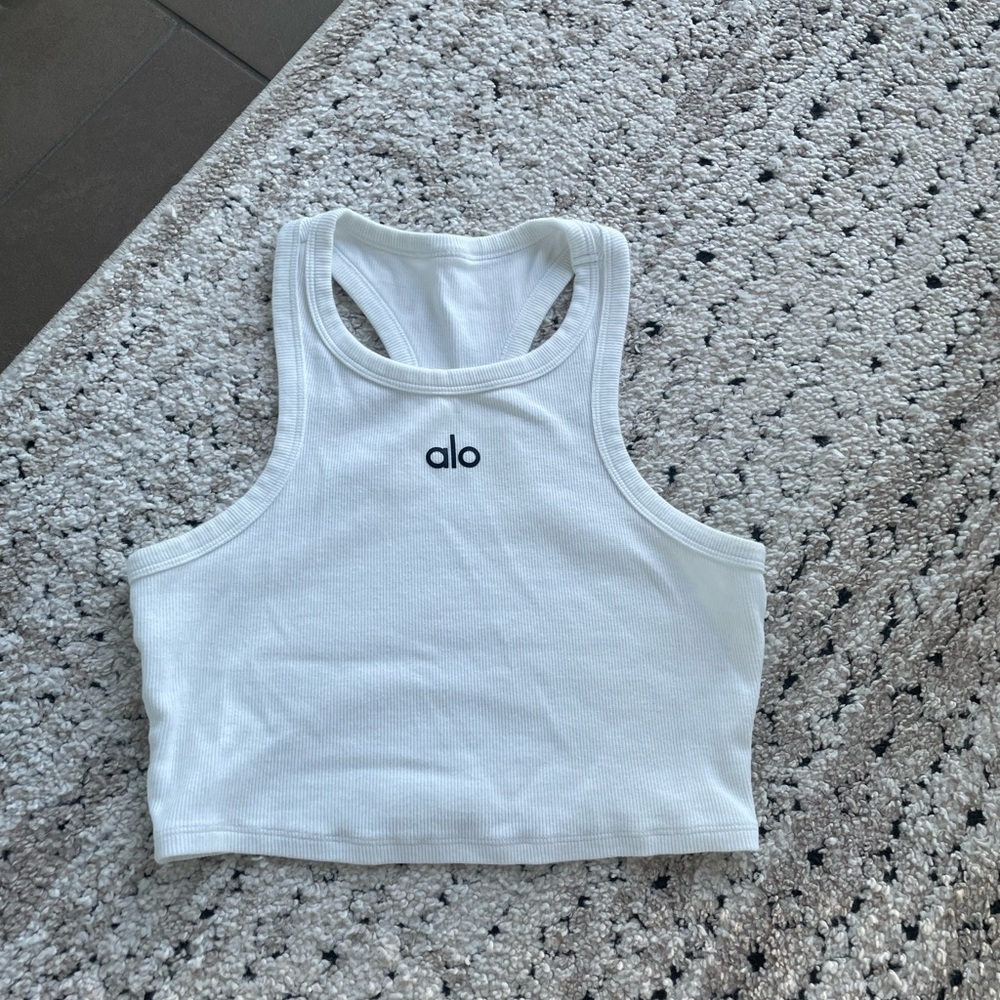 ALO Yoga White Tank Top
